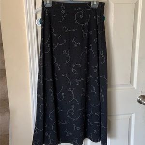LL Bean Gray skirt size medium